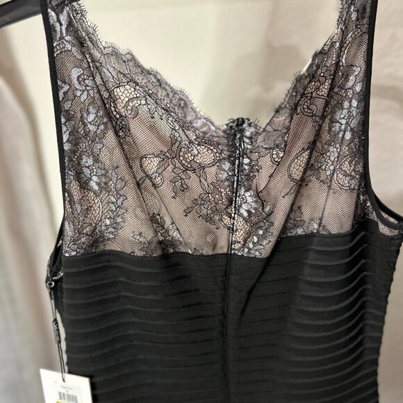 Calvin Klein Black Lace Midi Sheath Dress NWT Size 14 (Fits L-XL) - Picture 3 of 6